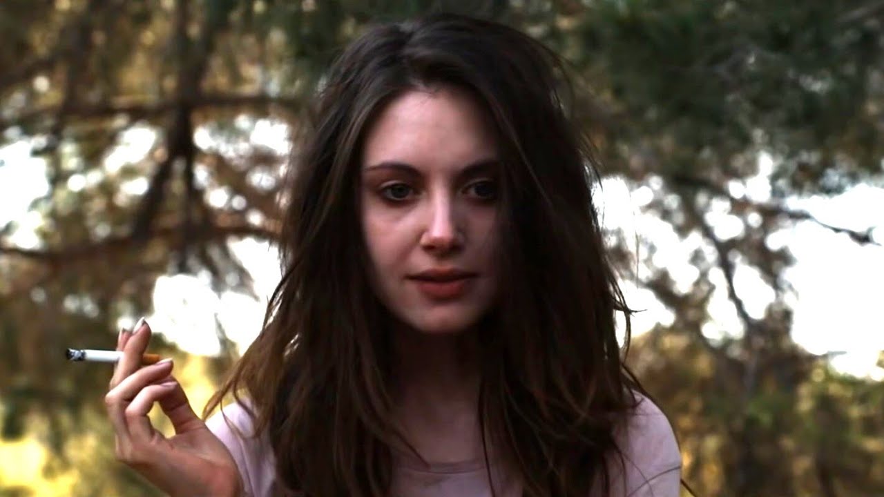 Alison Brie smoking cigarette compilation 🚬