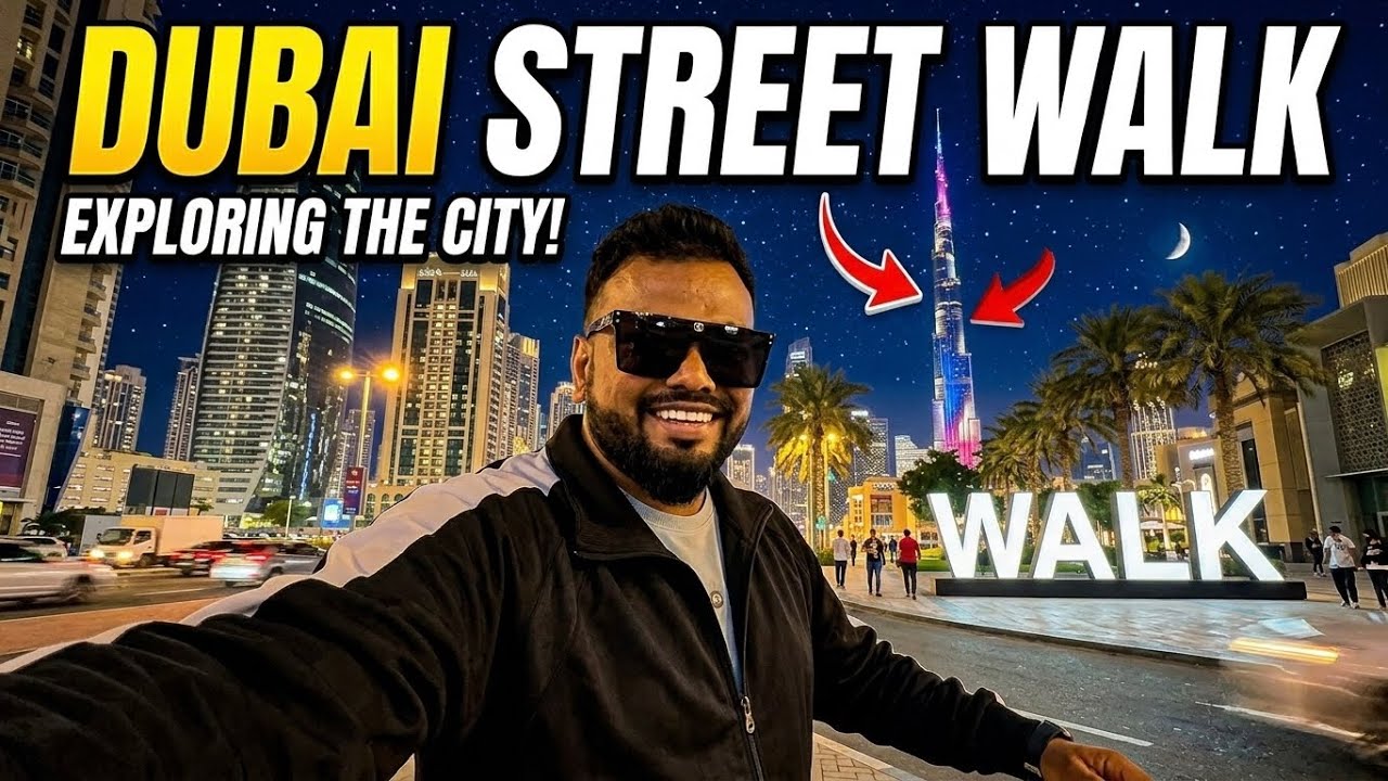 Experience Dubai Night Life: Real Street Life & Hidden Markets Exploration! #dubai