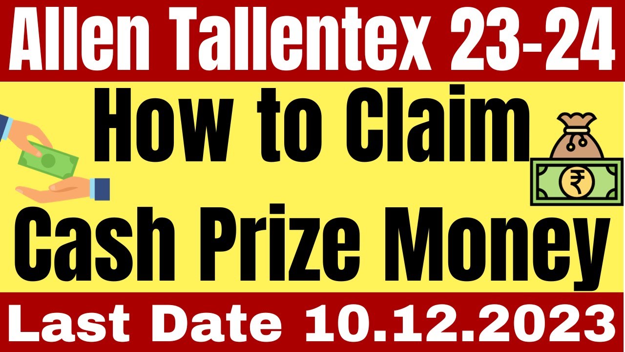 How To Claim Cash Prize Of Allen Tallentex 2024 | Tallentex 2024 Cash Prize Money