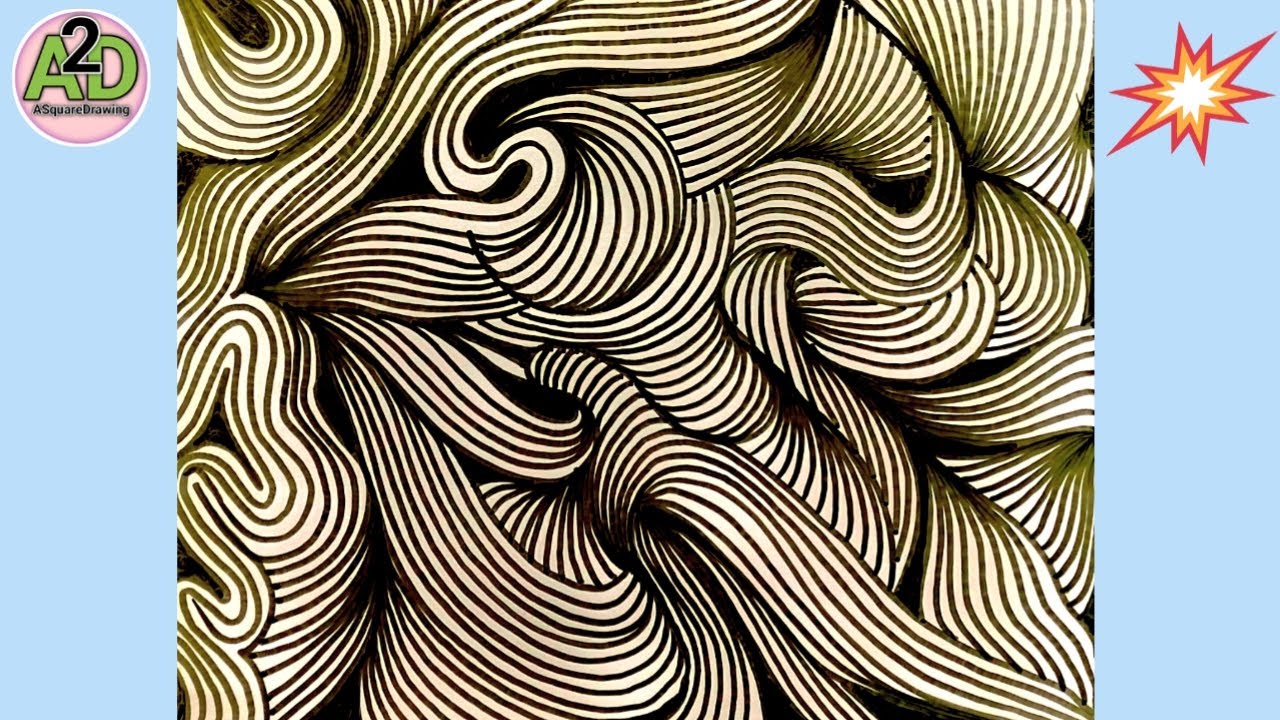 Pattern Drawing-1 | Pattern Drawing 💡| How to Draw Beautiful Pattern