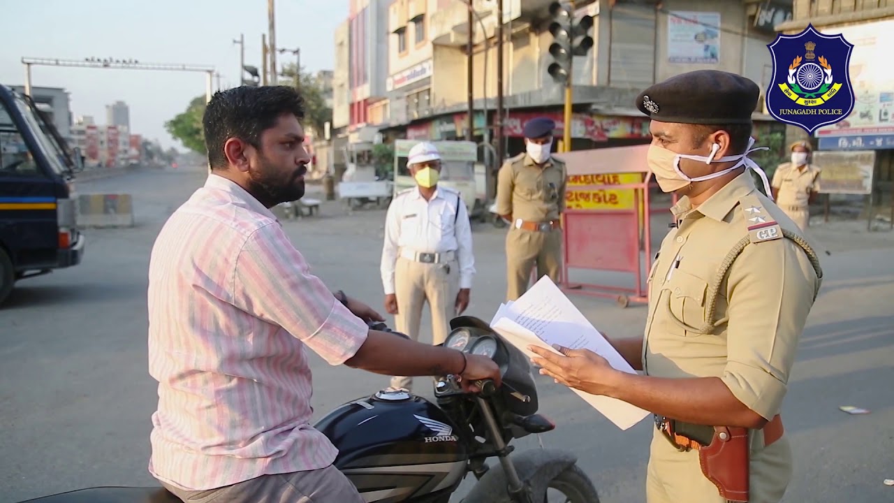 Junagadh Police Lockdown documentry | Bhikhudan gadhvi / Rajbha gadhvi / Jay Trivedi photography