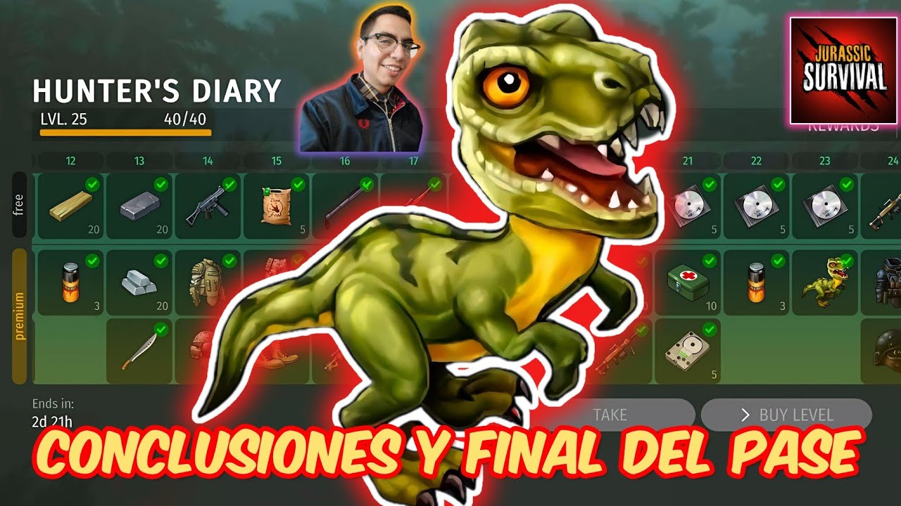 Jurassic Survival: PASE DE BATALLA FINALIZADO y Conclusiones sobre el futuro del juego 🤔