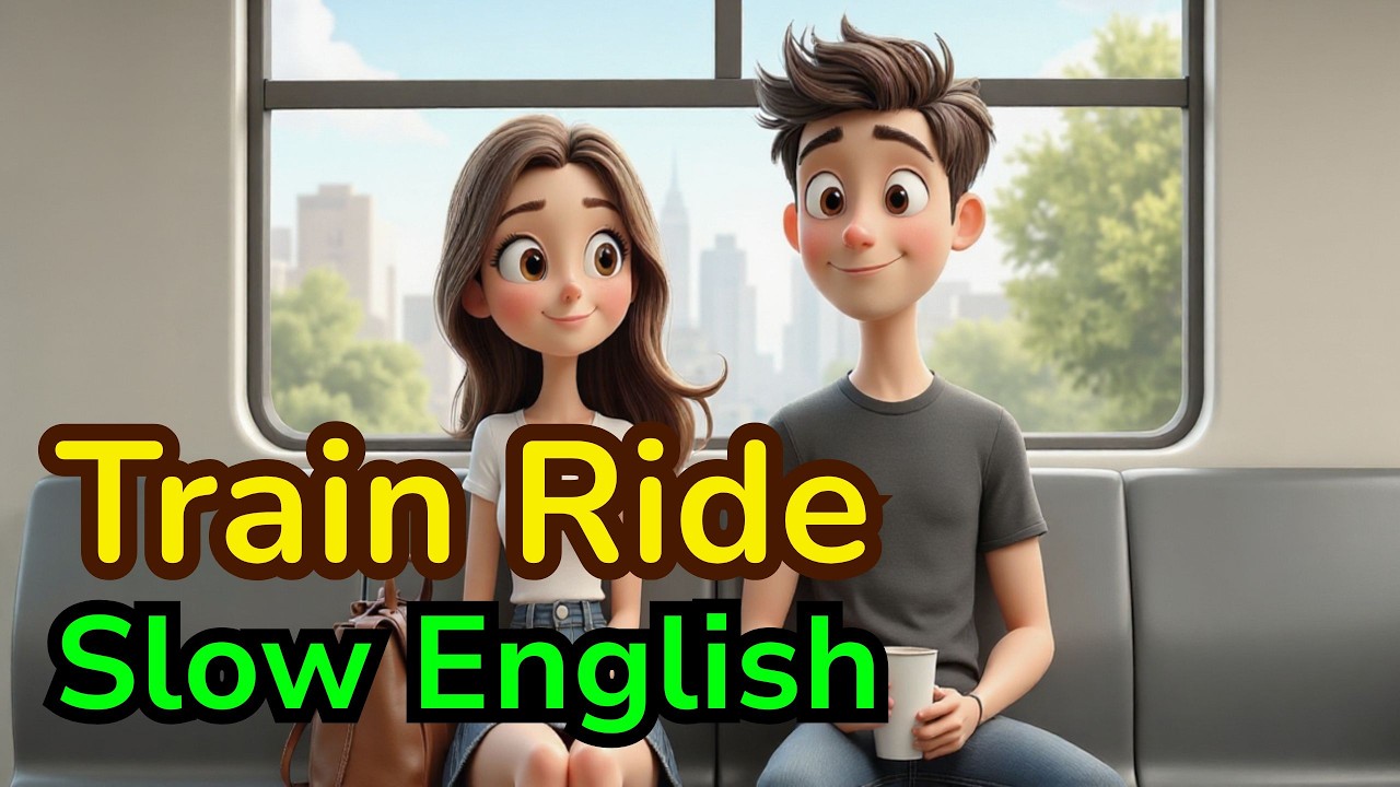 A Quiet Morning on the Train 🚆 | Relaxing English Listening for Beginners