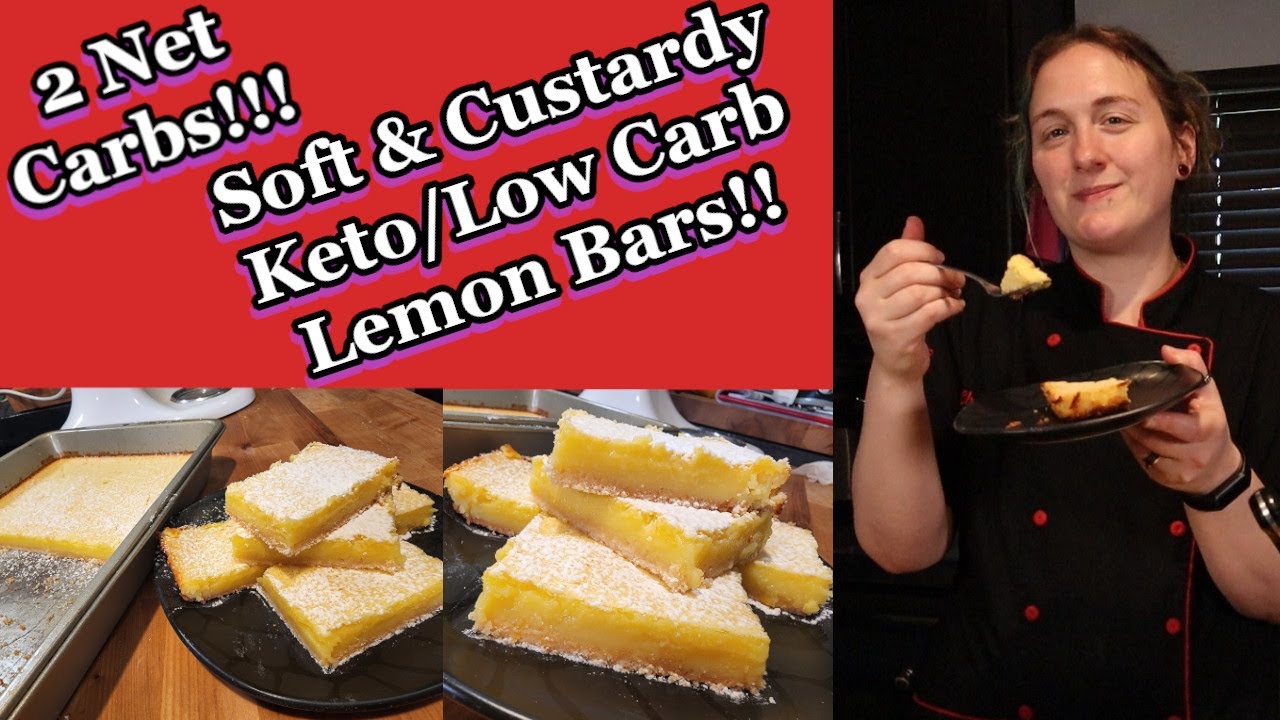 Keto/Low Carb Lemon Bar Recipe