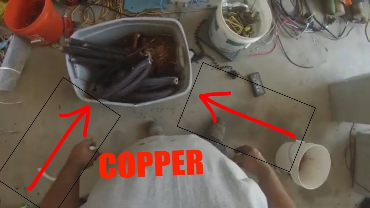 Scrapping My First Pool Heater For Copper, Brass And Aluminum