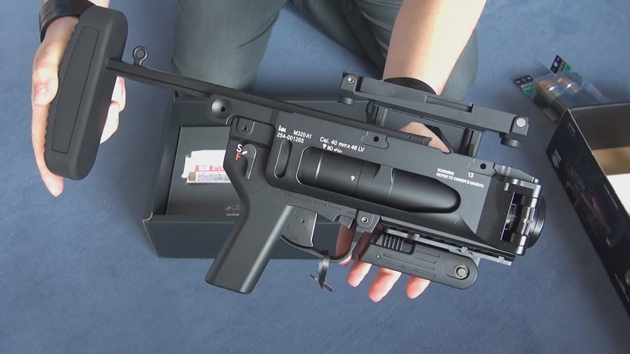 (Airsoft) Unboxing the M320A1 Tokyo Marui - KhanSeb