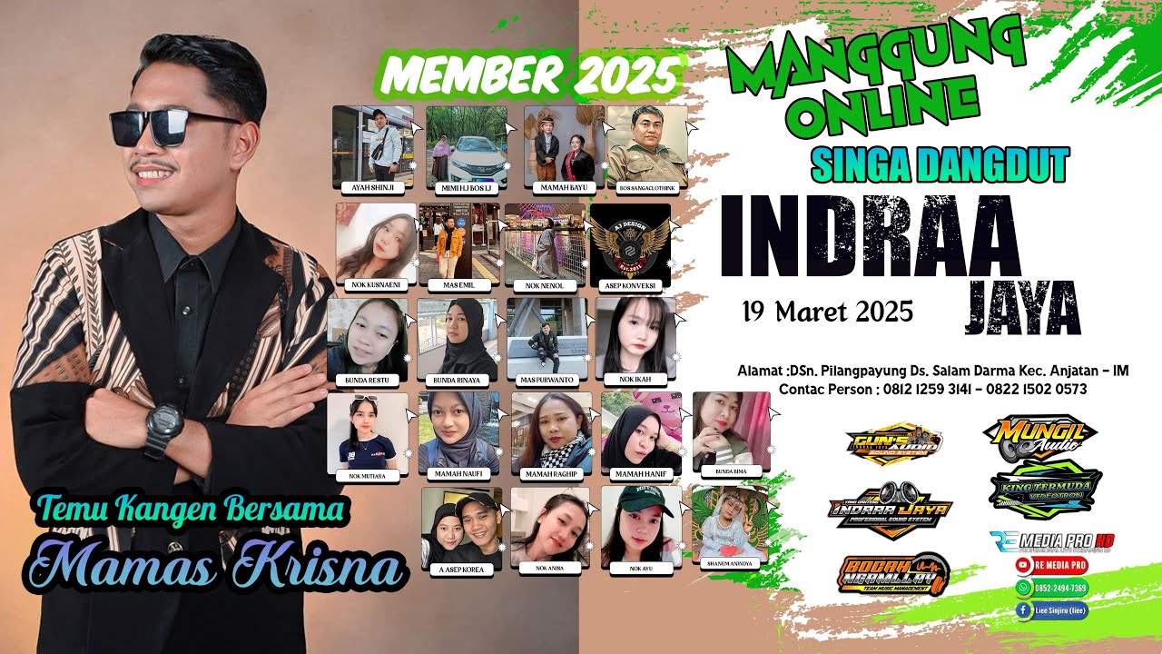 🔴LIVE MANGGUNG ONLINE YANG GANTENG SINGA DANGDUT 