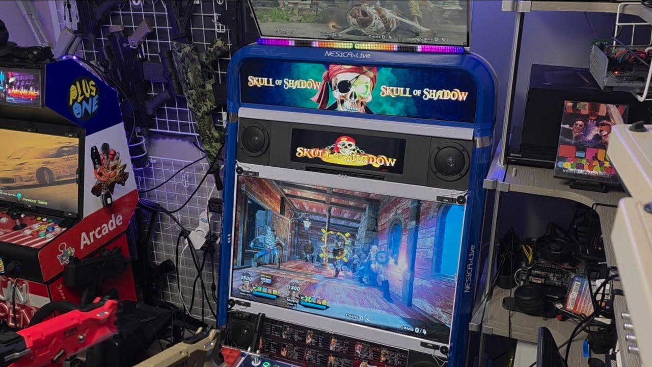 Skull of Shadow Arcade | 2-Player Light Gun Short Test (Gun4IR Wireless)