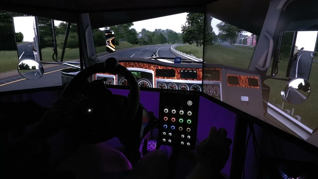 Kenworth Detroit diesel 12.7L pov drive (ATS) - Elgato facecam 4K