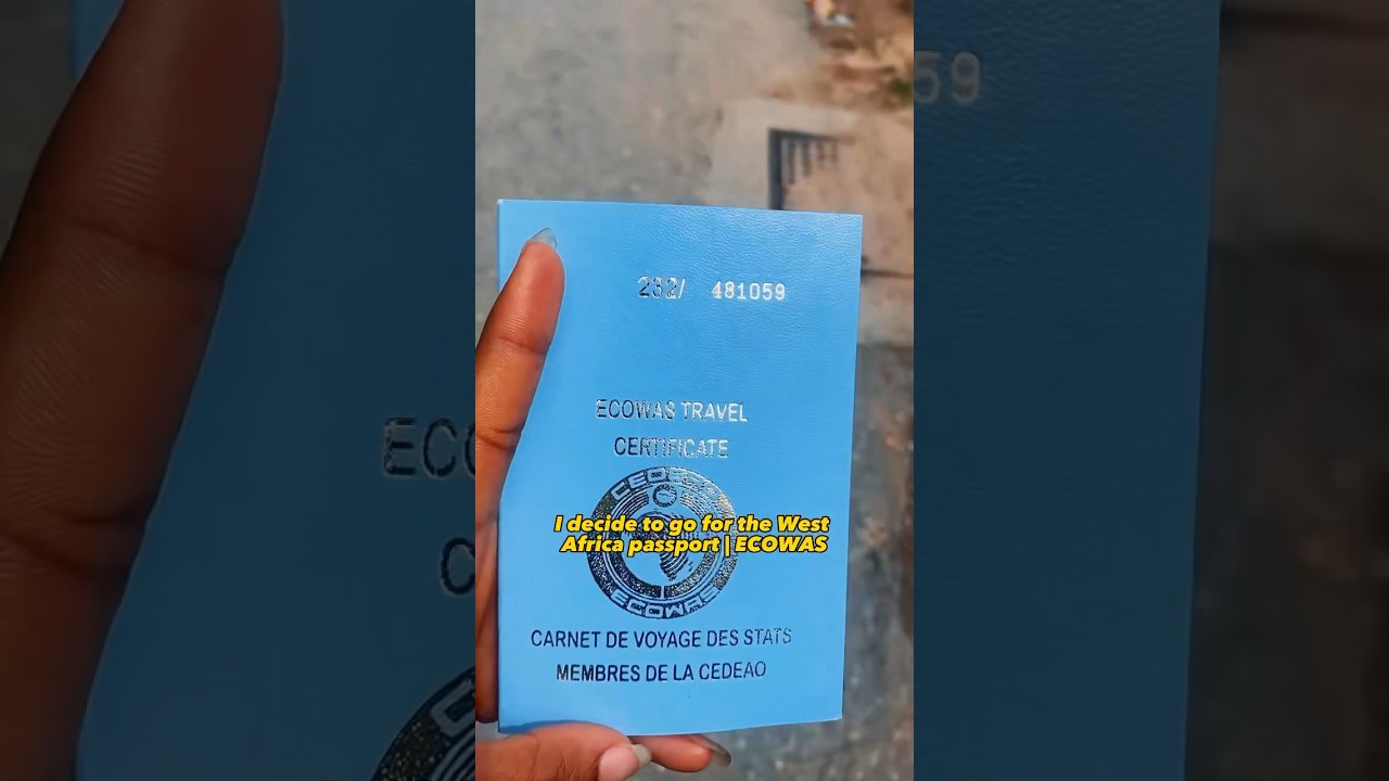 Getting Ecowas Passport in Nigeria  to travel 16 West African countries.