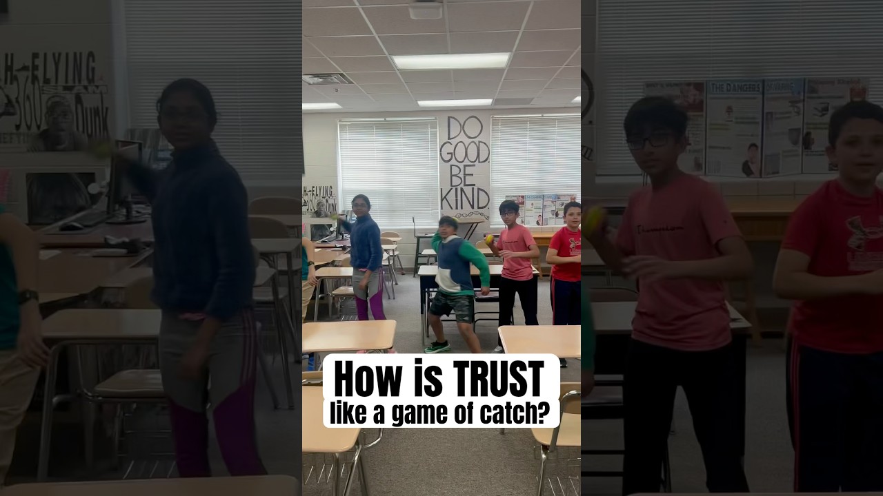 Social Health Similes: Trust is a game of catch? ☄️ #SEL #mindfullearning