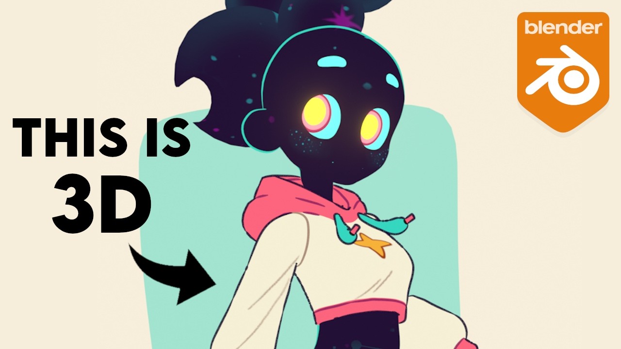 Bringing a Galaxy Girl to Life in Blender - Flare Full Process Explained