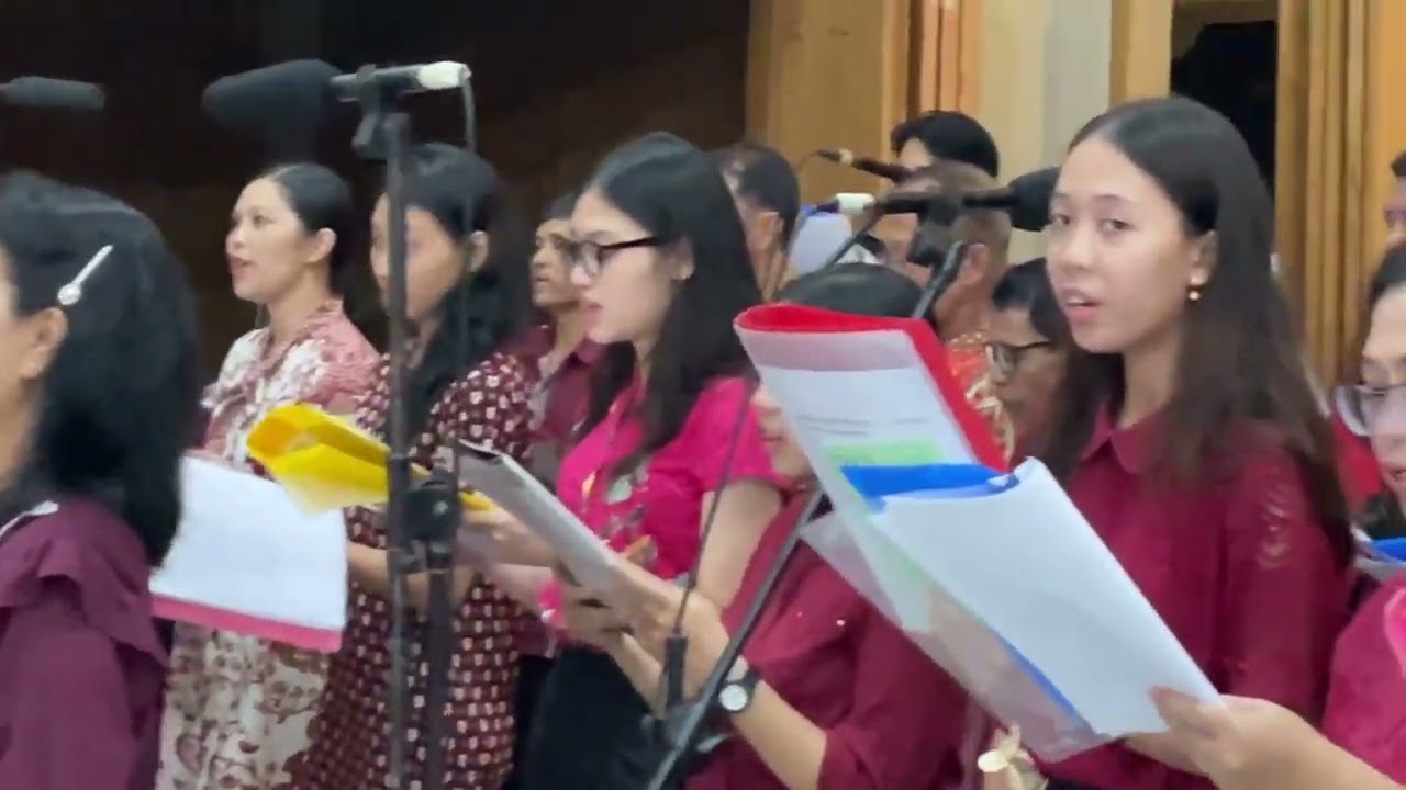 Bapa Kami Minggu Palma Paduan Suara Lingkungan Stefanus Gereja Santo Paulus Pringgolayan 13 Aprl 25