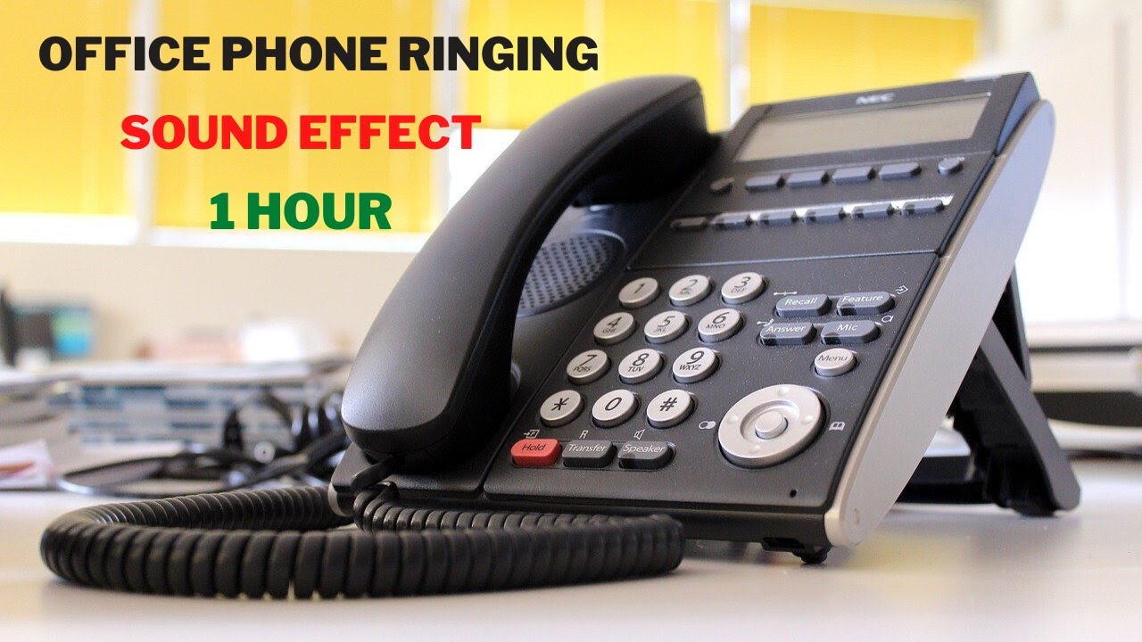 Office Phone Ringtone Sound Effect🎧 Office Phone Ringing Sound Effect 1 Hour