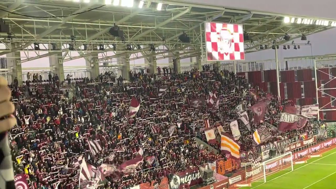 IMNUL RAPIDULUI, PENTRU PRIMA DATA PE NOUL STADION! IMAGINI SUPERBE DIN GIULESTI