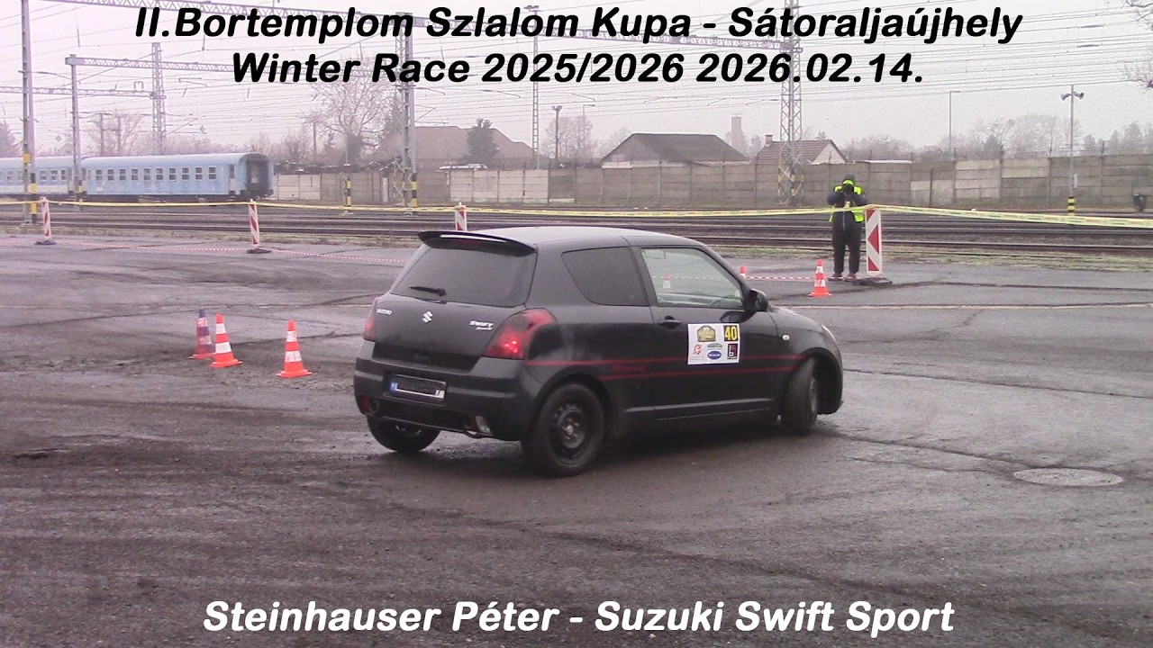Steinhauser Péter - Suzuki Swift SportII.Bortemplom Szlalom Kupa - Winter Race 2025/2026 2026.02.14.