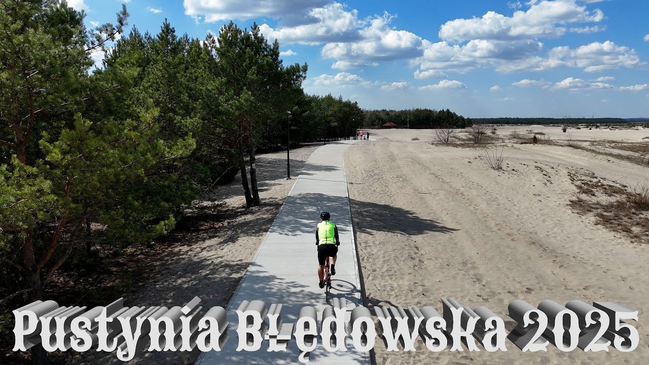 Pustynia Błędowska na rowerze.