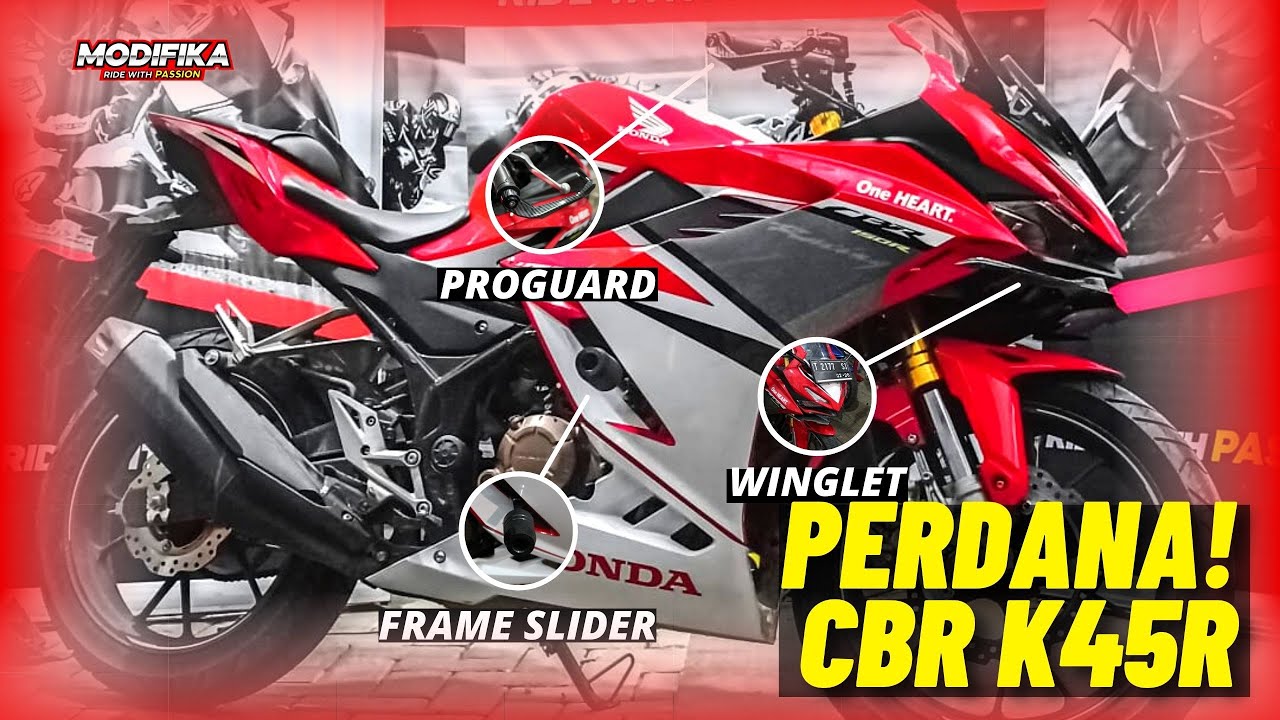 TUTORIAL PASANG FRAME SLIDER DI CBR150R K45R 2021 TERBARUUU l TURUN DARI DEALER LANGSUNG MODIF GOKIL