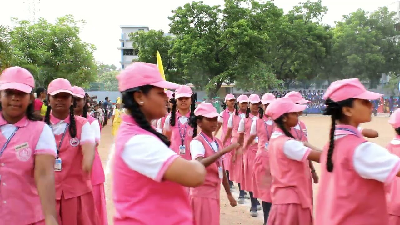 Impressive March-Past by St Mary’s High School Students on 78th Independence Day Celebrations