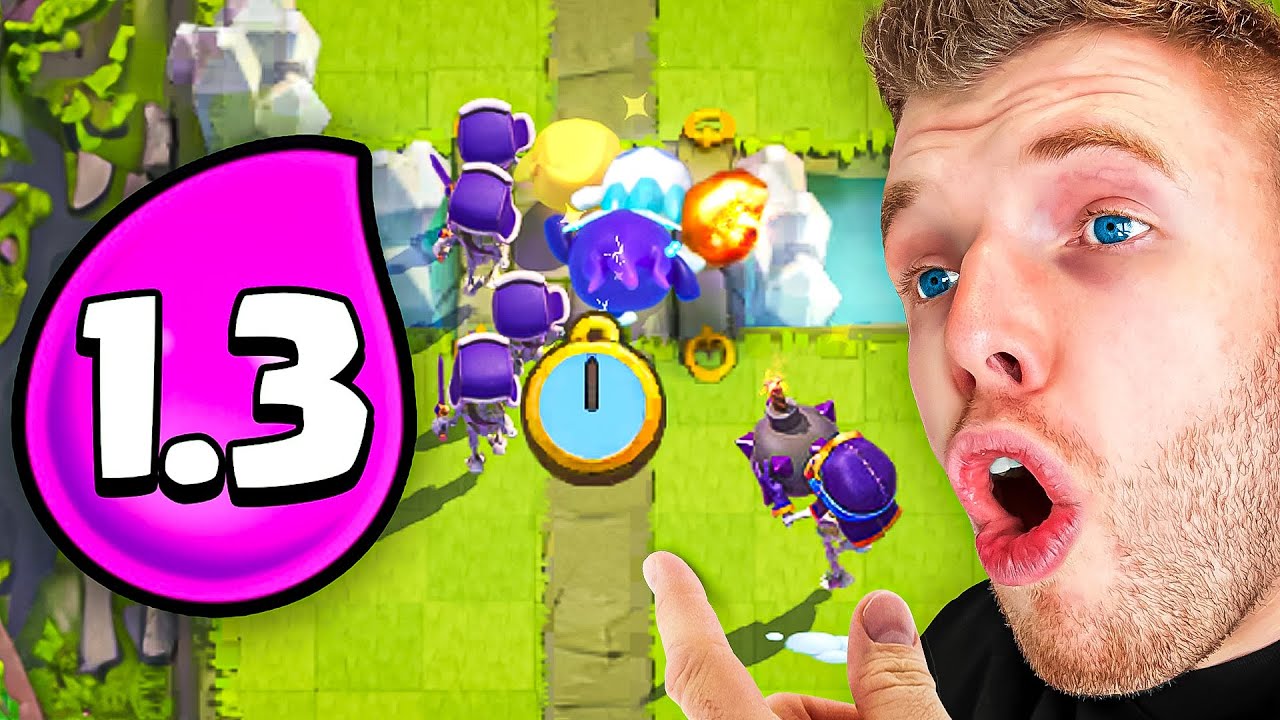 😱♻️Ich spiele das GÜNSTIGSTE DECK (1.3 ELIXIER) in 2024… | Clash Royale Deutsch