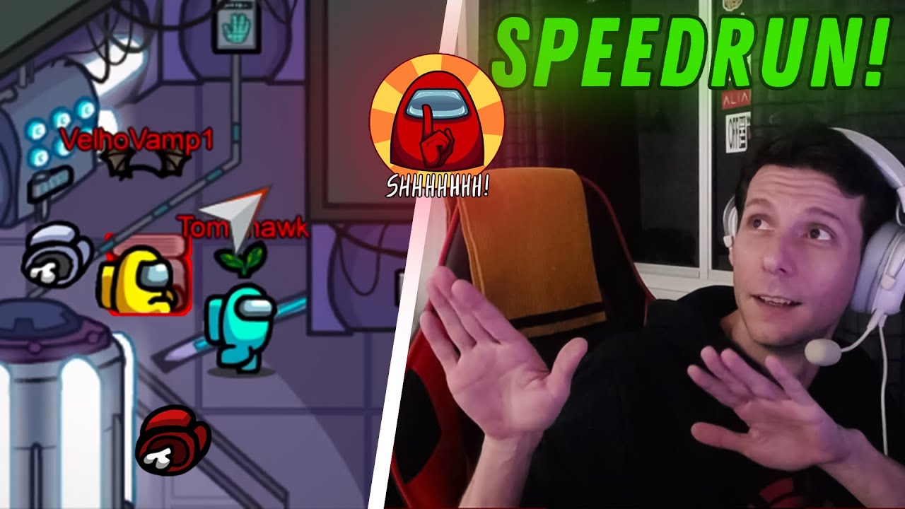 INCRIVEL SPEEDRUN DE IMPOSTOR COM VELHOVAMP - MATOU MUITO!!