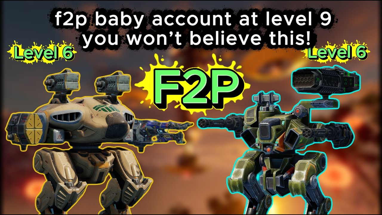 F2P Baby Account at Level 9 — You Won’t Believe This!  War Robots
