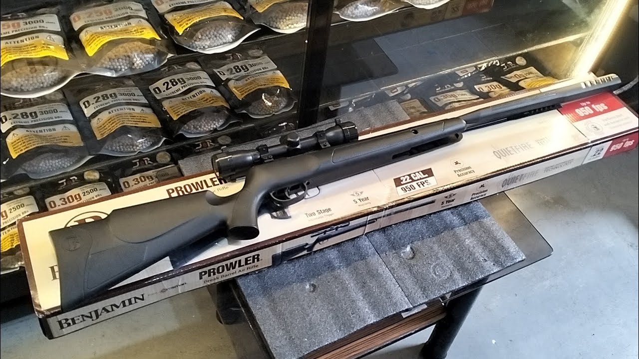 949 FPS Benjamin Prowler Airgun Break Barrel video testing #airgun
