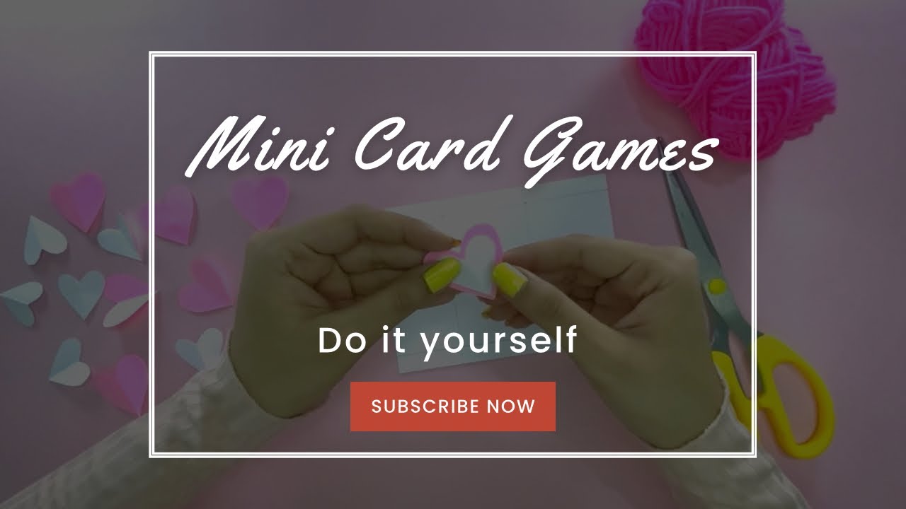 How to make Mini Cards for Scrapbook | Mini cards for Greeting card or Gifts and games 💖