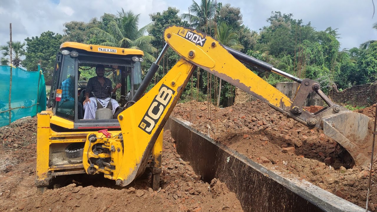💥JCB 3DX loading sand to a tractor |how to drive jcb| कैसे ऑपरेटिंग करने के लिए जेसीबी | cat case |