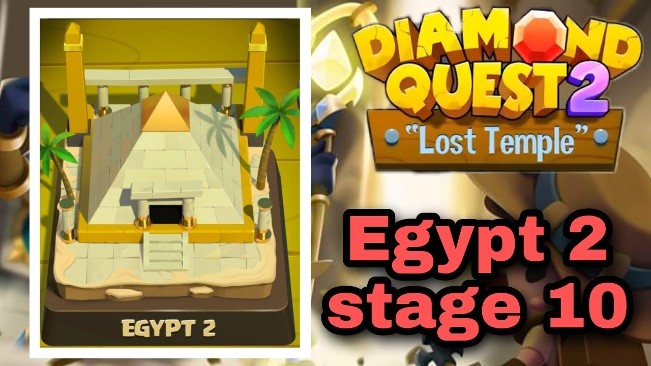 Diamond quest 2 Egypt 2 stage 10 || channel game