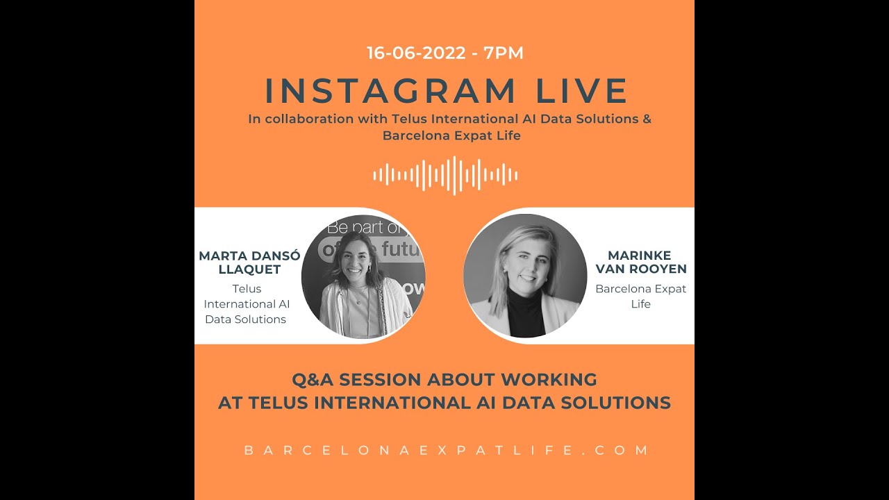Instagram Live: Telus International AI Data Solutions is hiring!