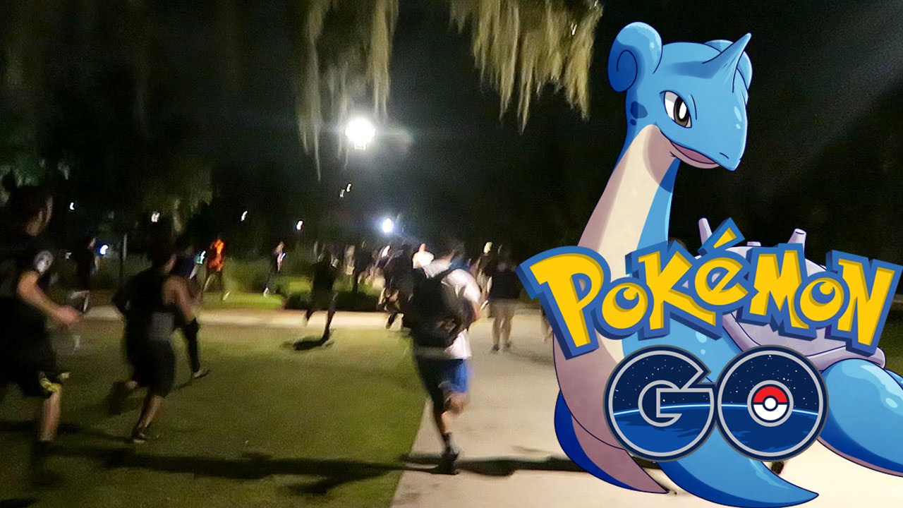 WILD LAPRAS STAMPEDE IN POKEMON GO!