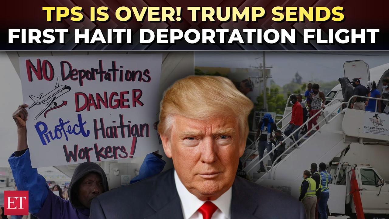 US immigration crackdown | 350,000 at risk! Trump begins deporting Haitians after TPS ends