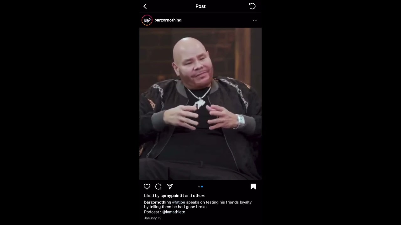 Fat Joe lies to his entourage about going broke