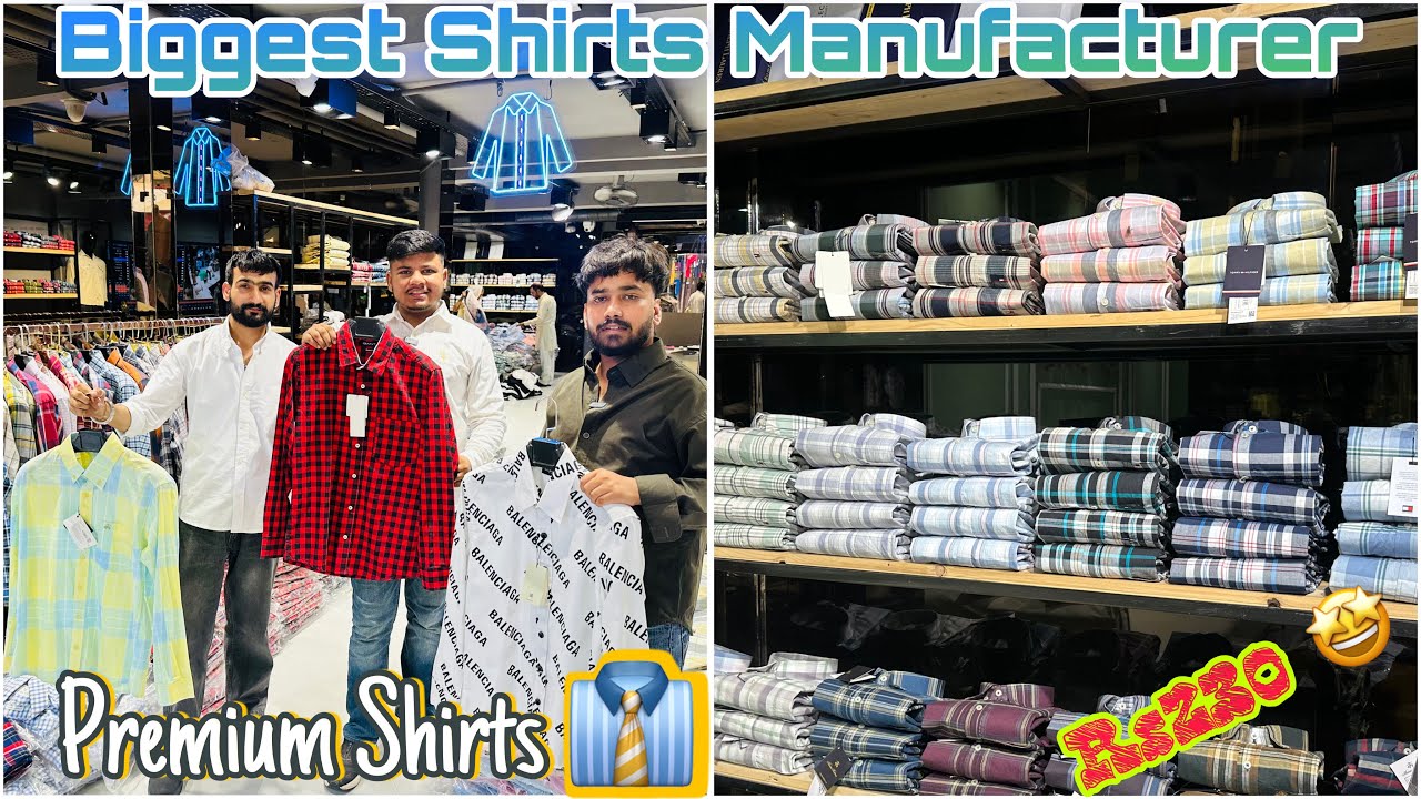 🤩Biggest Shirts Manufacturer Rs230 Starting Premium Branded Quality Shirts 👔 Gandhi Nagar Ludhiana.