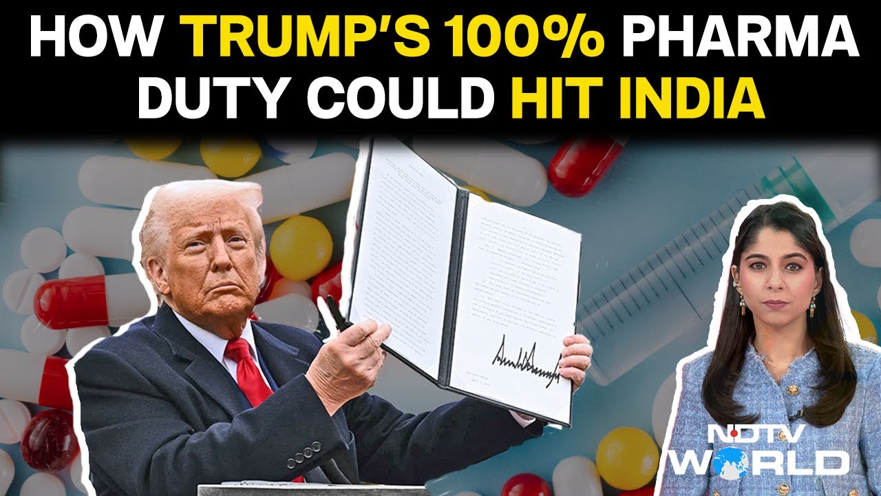 Trump Tariffs | Trump Slaps 100% Tariff On Pharma: What It Means For India's Drug Makers