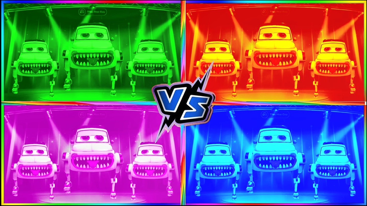 ⚡Lightning Mcqueen Monster Cars 🎶CoffinDance Song #29