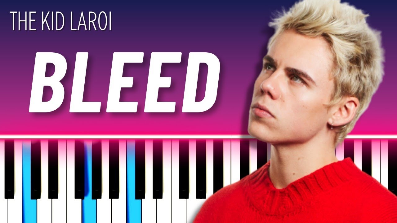 BLEED (EASY PIANO TUTORIAL) - The Kid LAROI