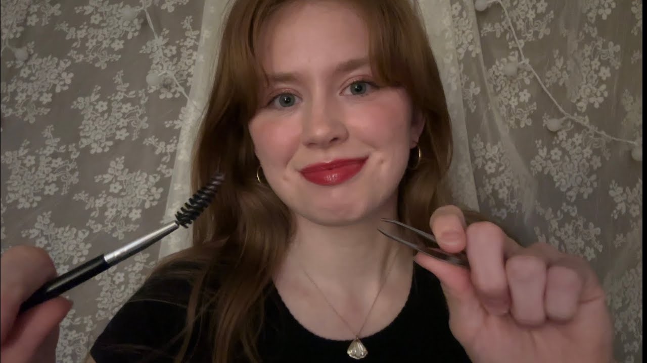 ASMR Doing your eyebrows!