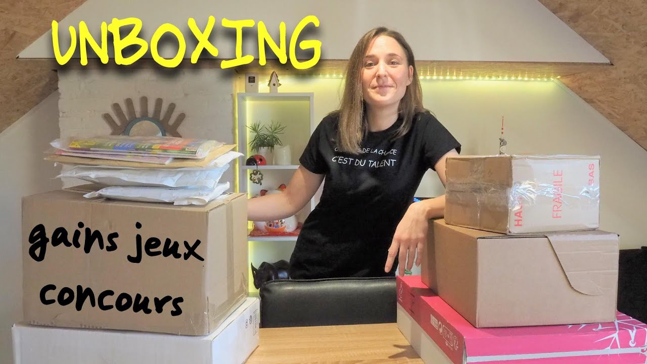 📦🍀 Concouriste : GAINS JEUX CONCOURS (unboxing février 22)