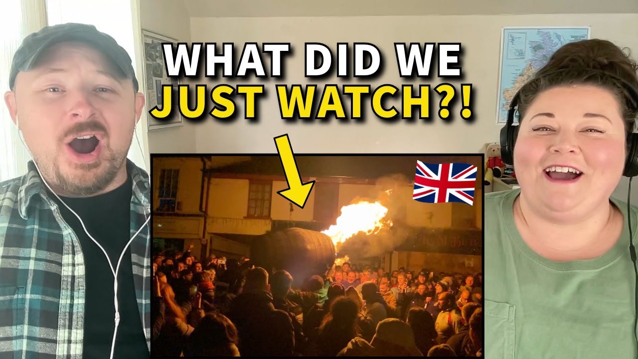 Americans React: The Most INSANE Bonfire Night Tradition in Britain