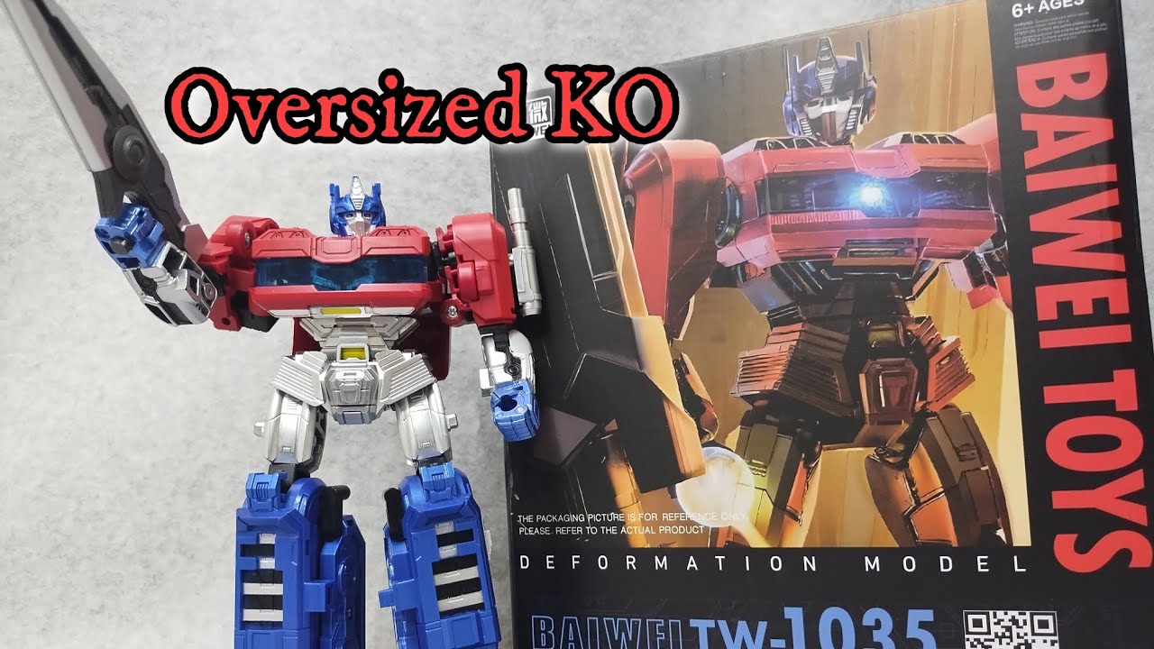 TW-1035 Bai Wei oversized KO Optimus Prime Studio Series 112 figure extra accessories TF One