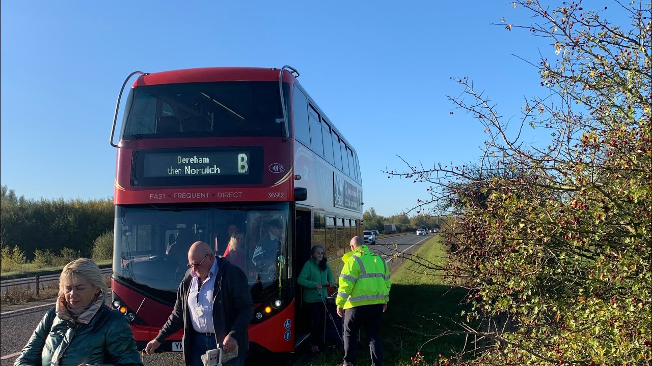 *THE BUS BREAKS DOWN HALFWAY* Route Excel B | (Peterborough) Wisbech to Kings Lynn