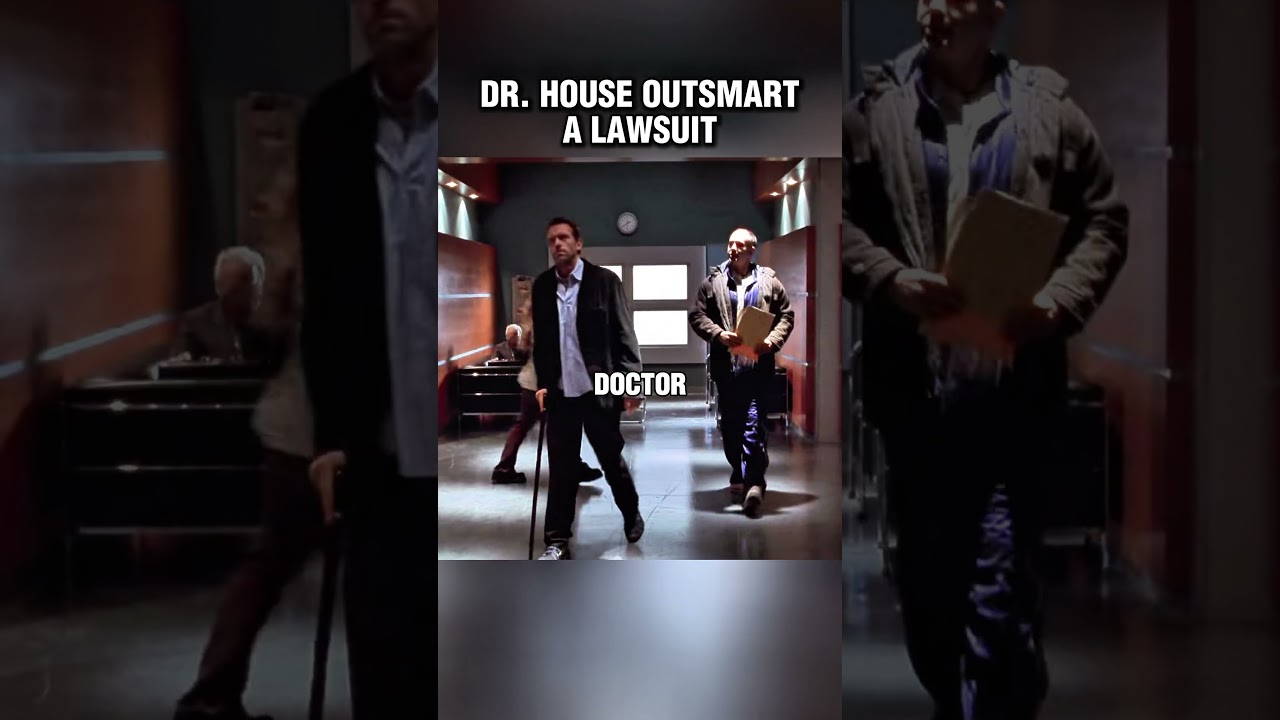 Dr. House Outsmart A Lawsuit! #drhouse #housemd #shorts