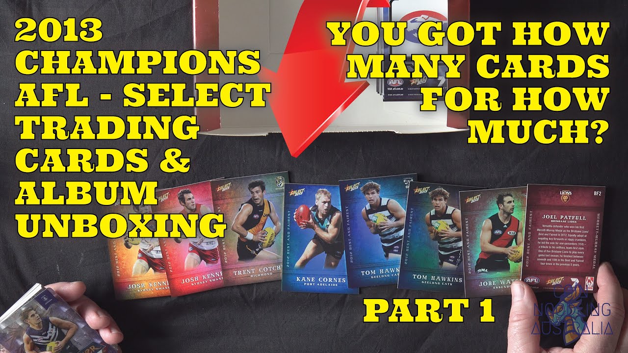 2013 Champions AFL - You Got How Many Cards For How Much?! #CoinsCardsandCollectablesAustralia