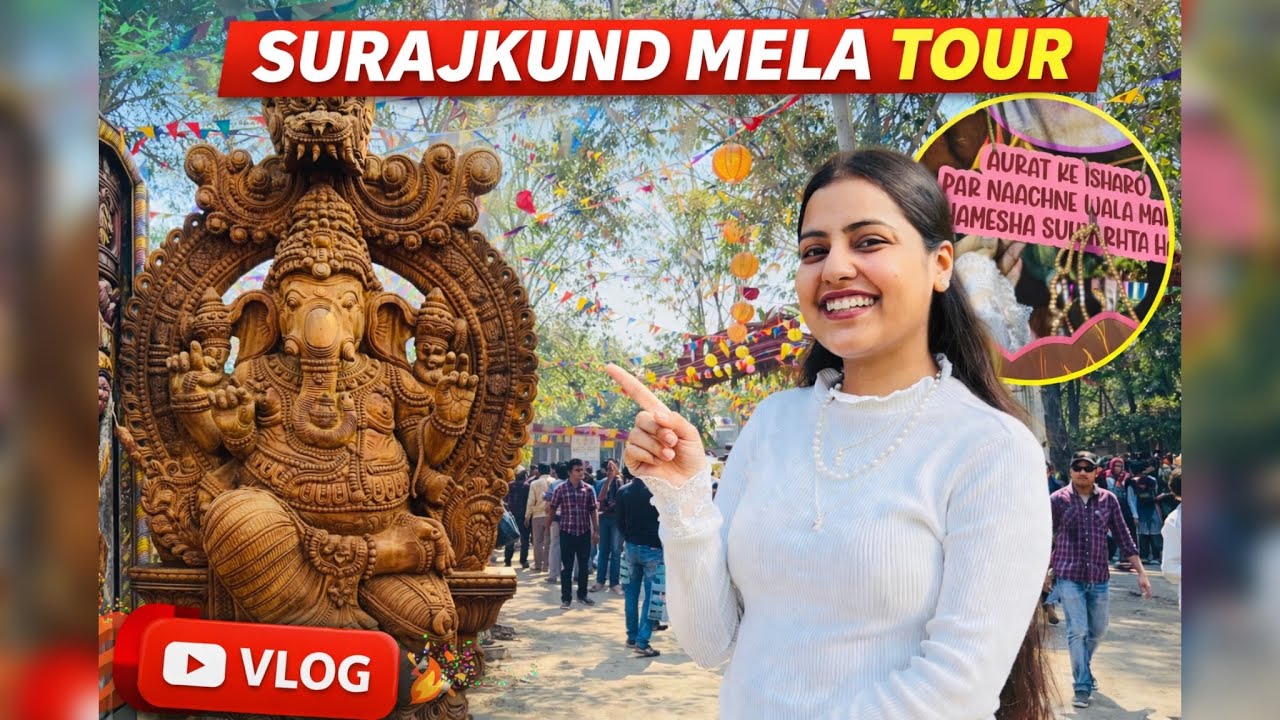 SURAJKUND MELA TOUR  😍🎡 ||Shwetakhughsha||Viralvido||Dailyvlog||2026Mela||
