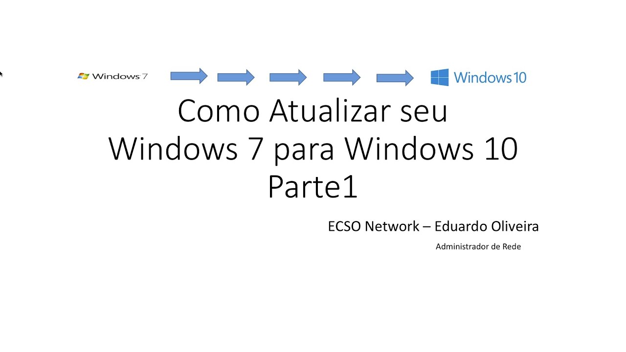 Atualizando WIndows 7 para Windows 10 através do DVD