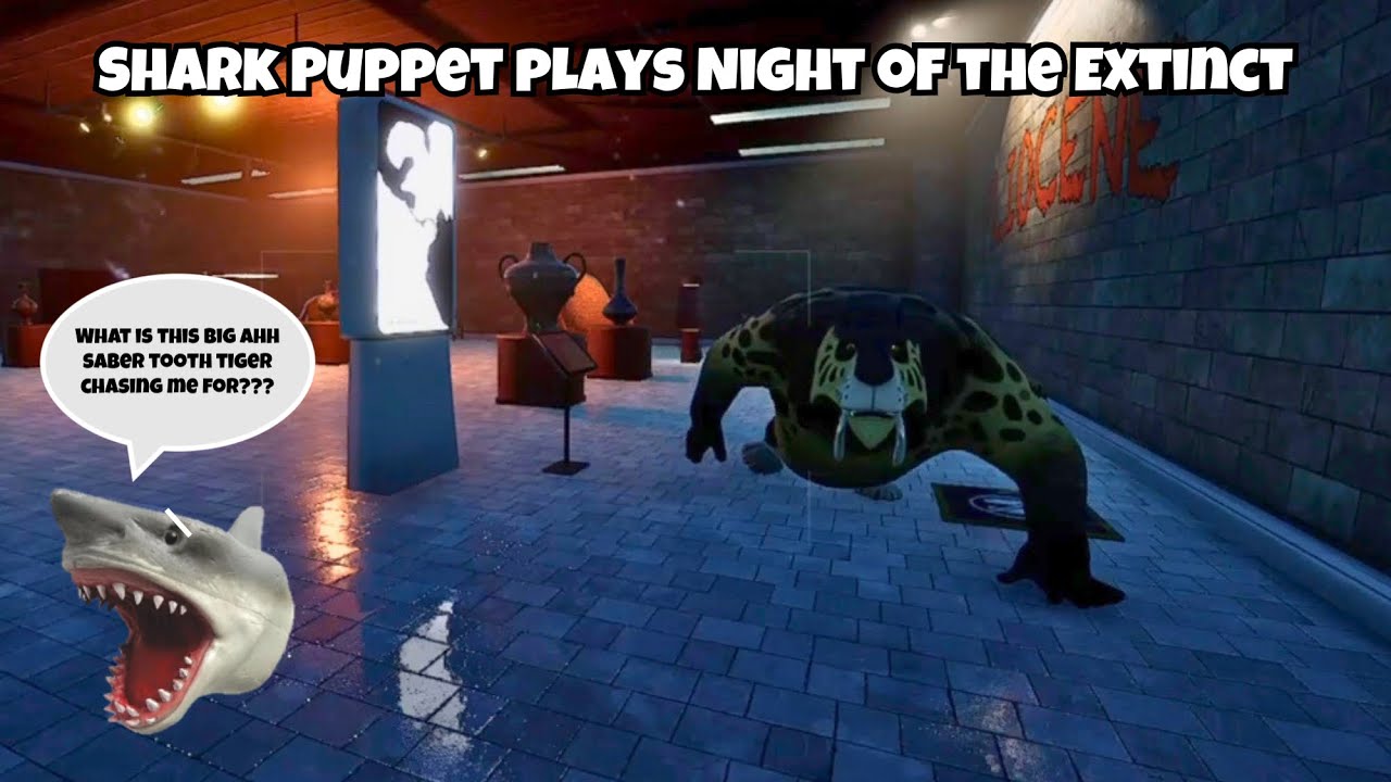 SB Movie: Shark Puppet играет в «Ночь вымерших»!