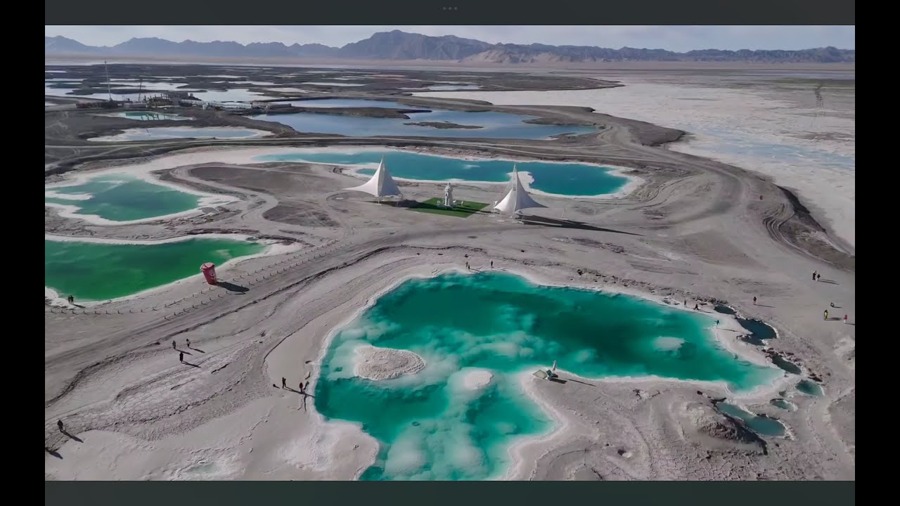 大柴旦翡翠湖空拍  甘青大環線  2025-10-21