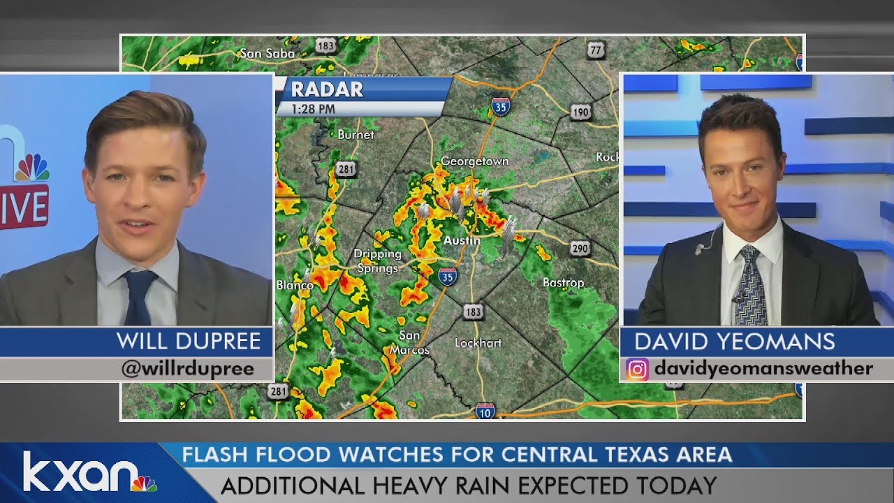 Meteorologist David Yeomans discusses rainy forecast, flooding risk